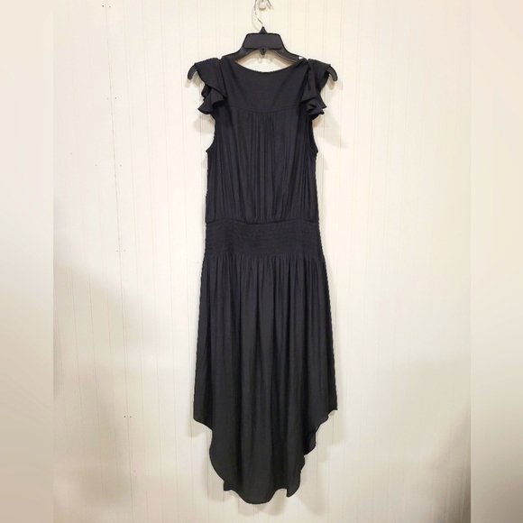 RAMY BROOK Black Dress w/Flutter Sleeve - Picture 5 of 6